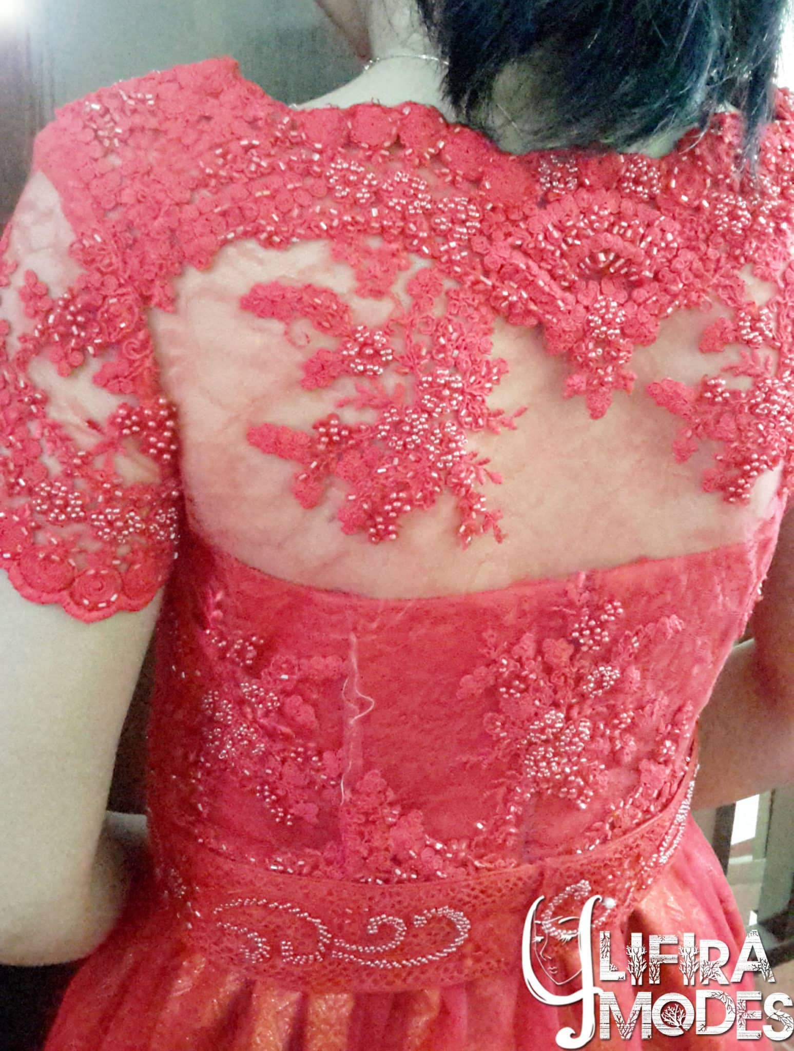 Bravery Red Wedding Gown by LIFIRA Modes, Penjahit Wanita Malang
